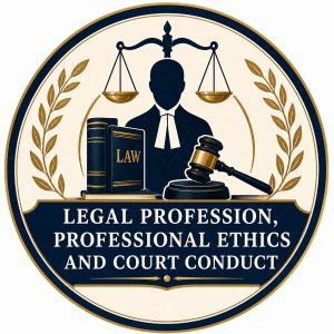 Legal Profession, Professional Ethics and Court Conduct